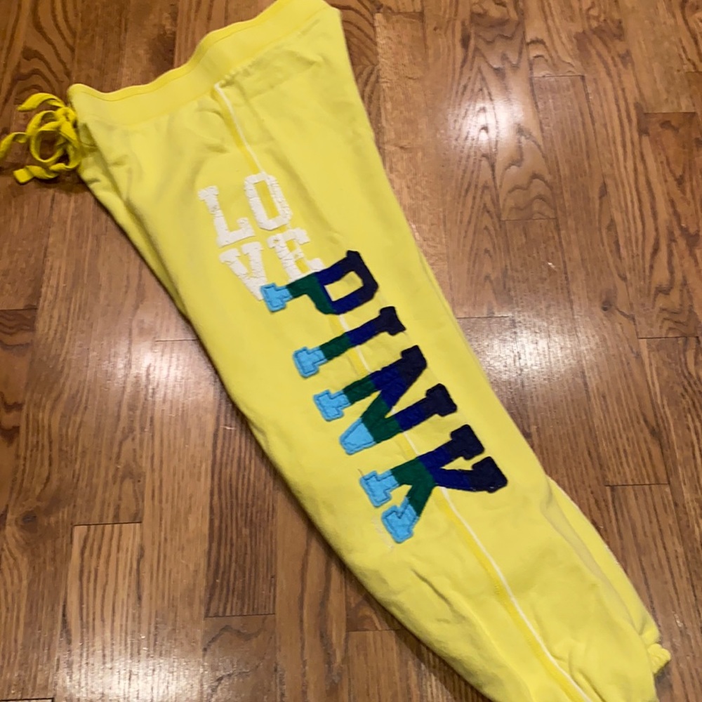 Victoria’s Secret pink cropped sweats pants